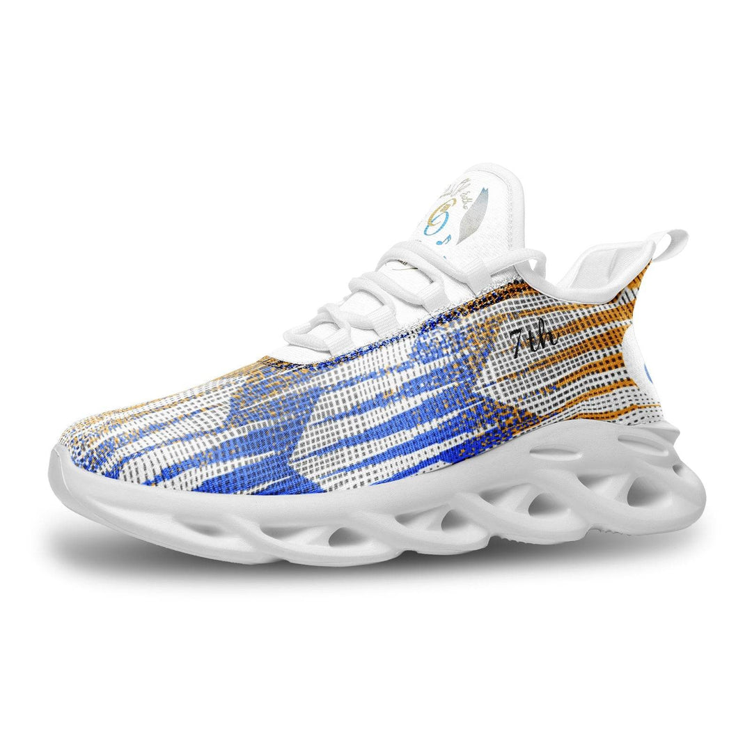 Circle of Fifths - Cmaj 7th Unisex Mesh Sneakers - Faithacle