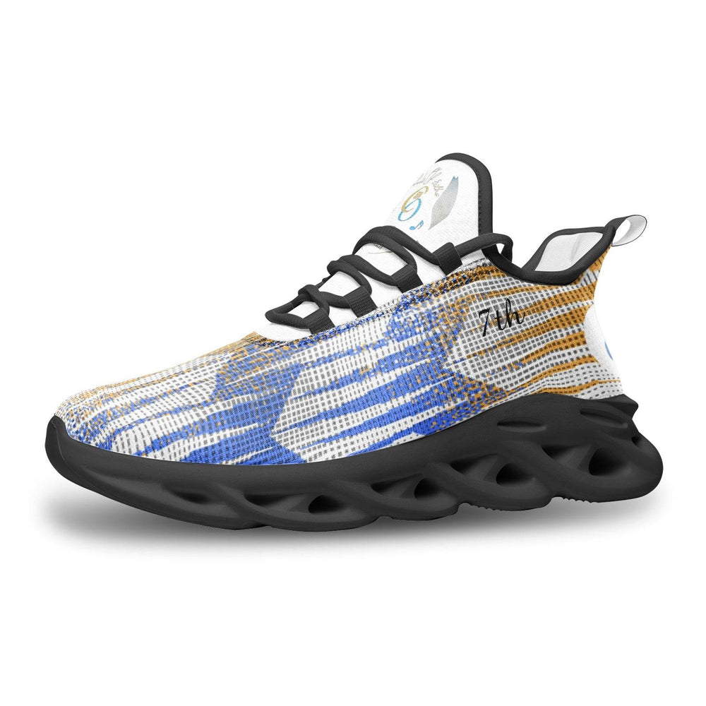 Circle of Fifths - Cmaj 7th Unisex Mesh Sneakers - Faithacle
