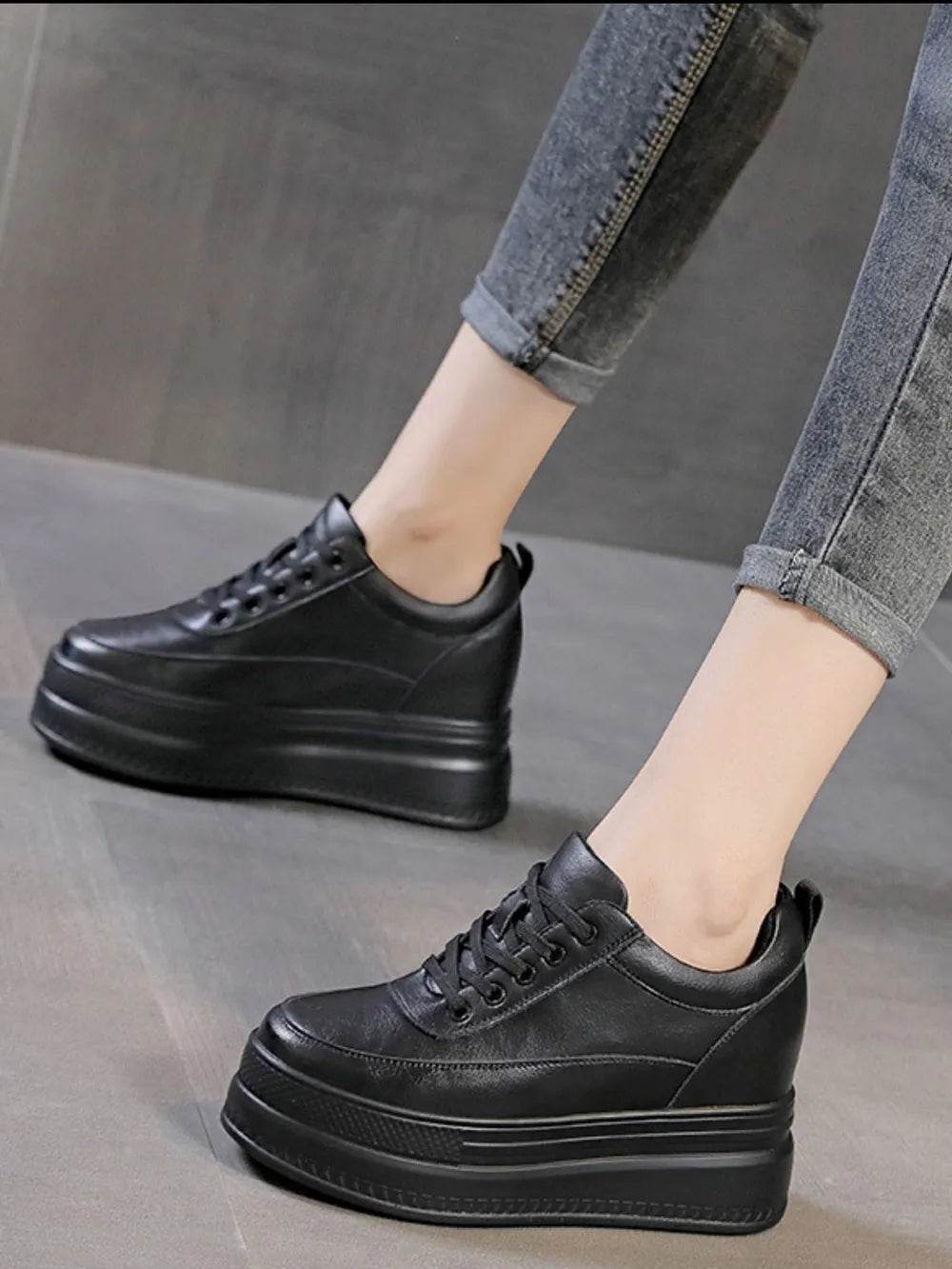 Sponge cake casual shoes height women - Faithacle