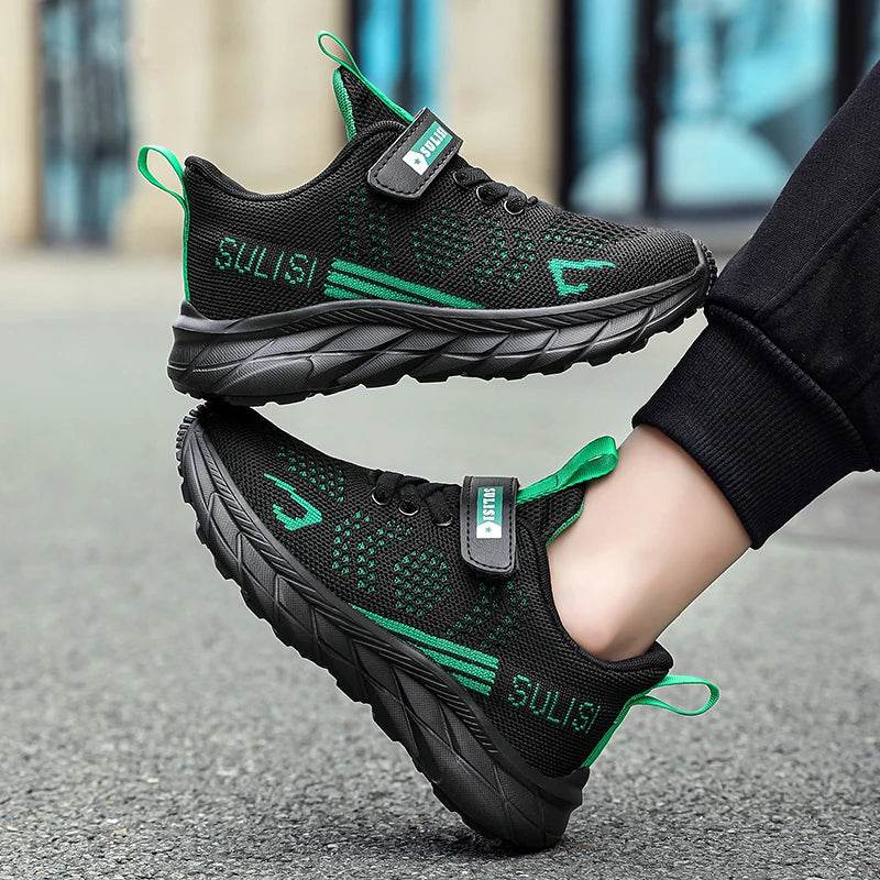 Sports shoes flying woven breathable - Women and girls - Faithacle