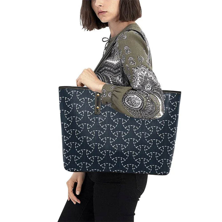 Noxious PU Leather Tote Bag - Faithacle
