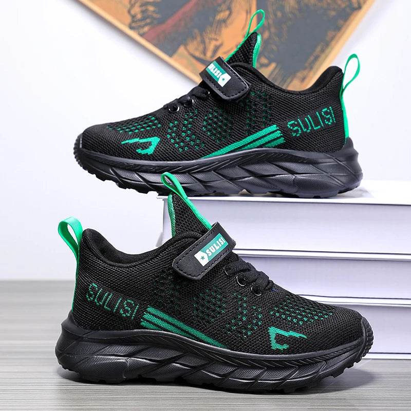 Sports shoes flying woven breathable - Women and girls - Faithacle