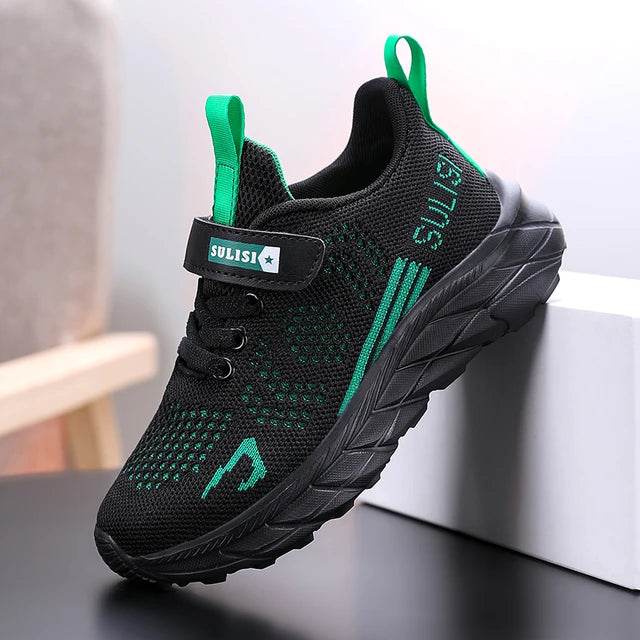 Sports shoes flying woven breathable - Women and girls - Faithacle