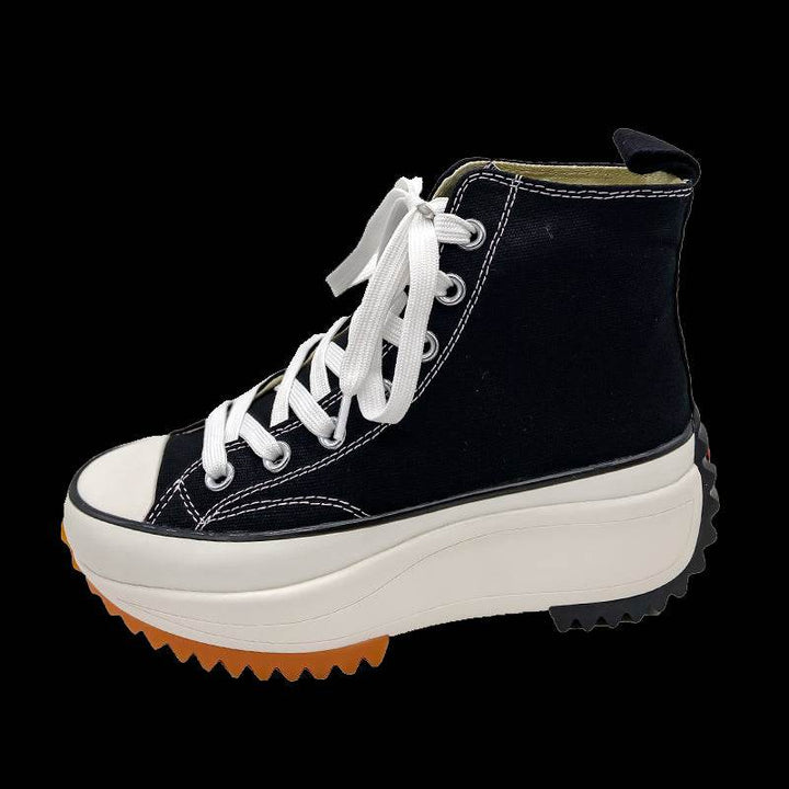 Canvas Shoes Women High Top Sneakers - Faithacle