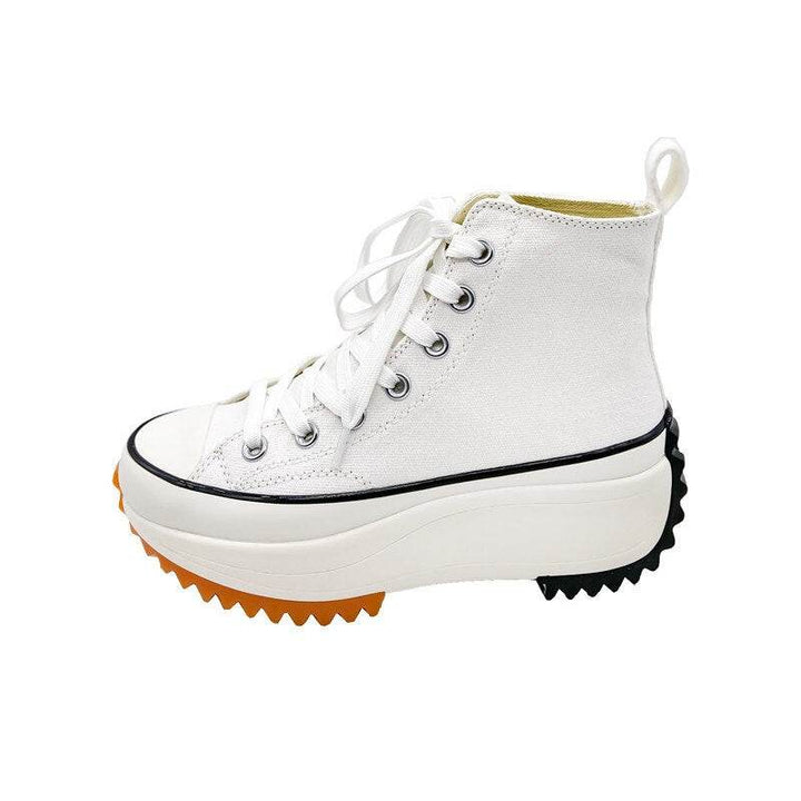 Canvas Shoes Women High Top Sneakers - Faithacle