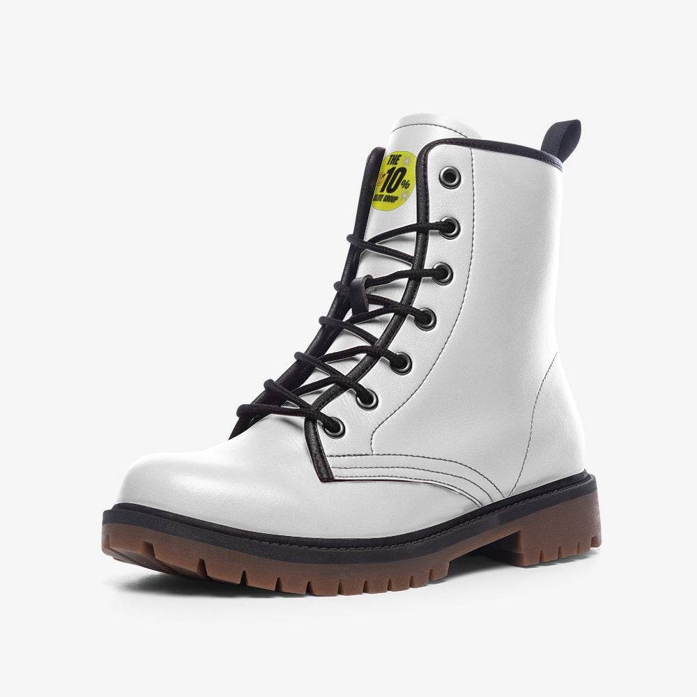 elite group - white authentic Casual Leather Lightweight boots MT - Faithacle