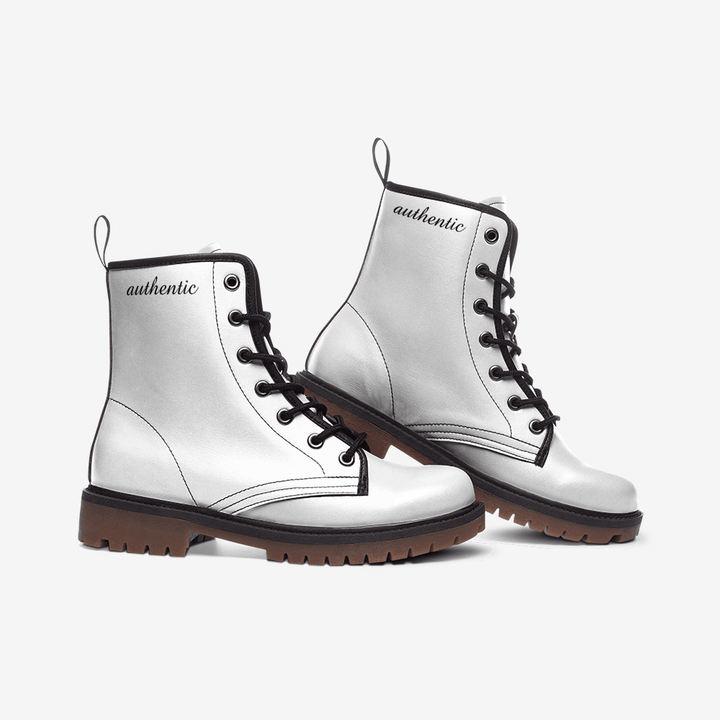elite group - white authentic Casual Leather Lightweight boots MT - Faithacle