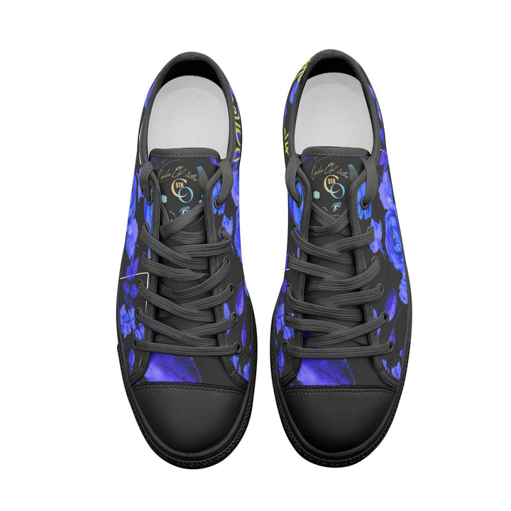 Circle of Fifths - F Minor Unisex Low Top Canvas Shoes - Faithacle