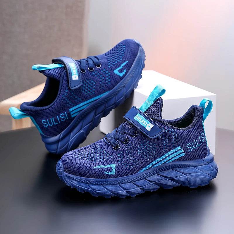 Sports shoes flying woven breathable - Women and girls - Faithacle