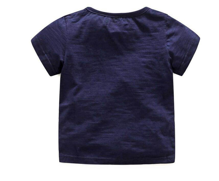 Bebes Newborn clothes cotton letter printed t-shirt with demin overalls baby boys clothes summer children clothing - Faithacle
