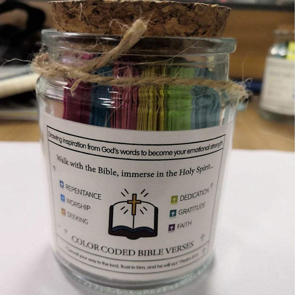 Bible Verses in a Jar, Christian Gifts, Prayer Gifts - Faithacle
