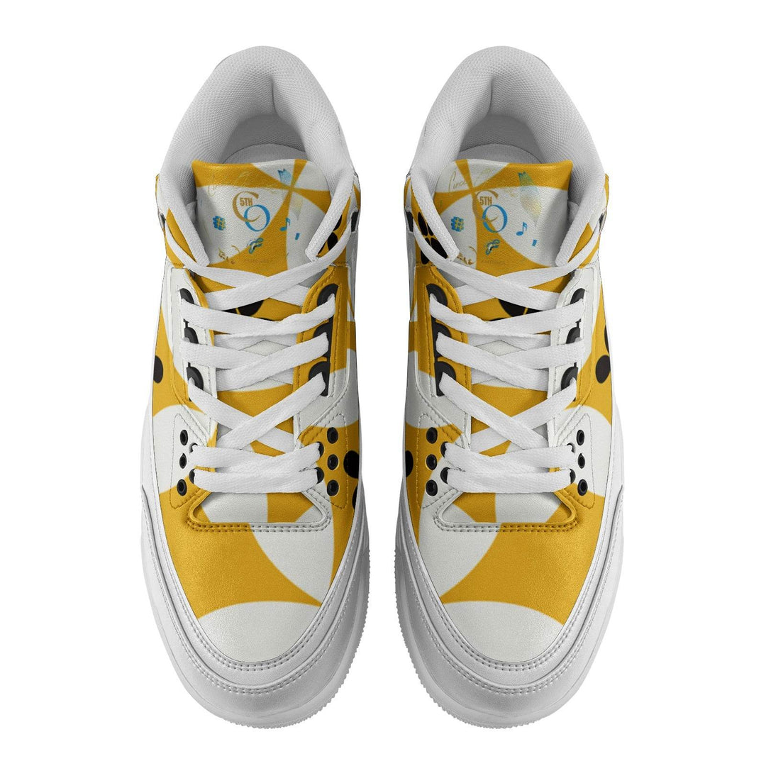 Circle of Fifths - A major Unisex Non Slip Sneakers Lace - Faithacle