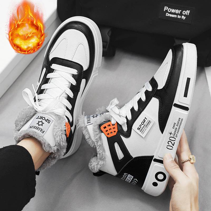 Fashion x Sport Men Shoes Waterproof Non-Slip Plush Sneakers - Faithacle