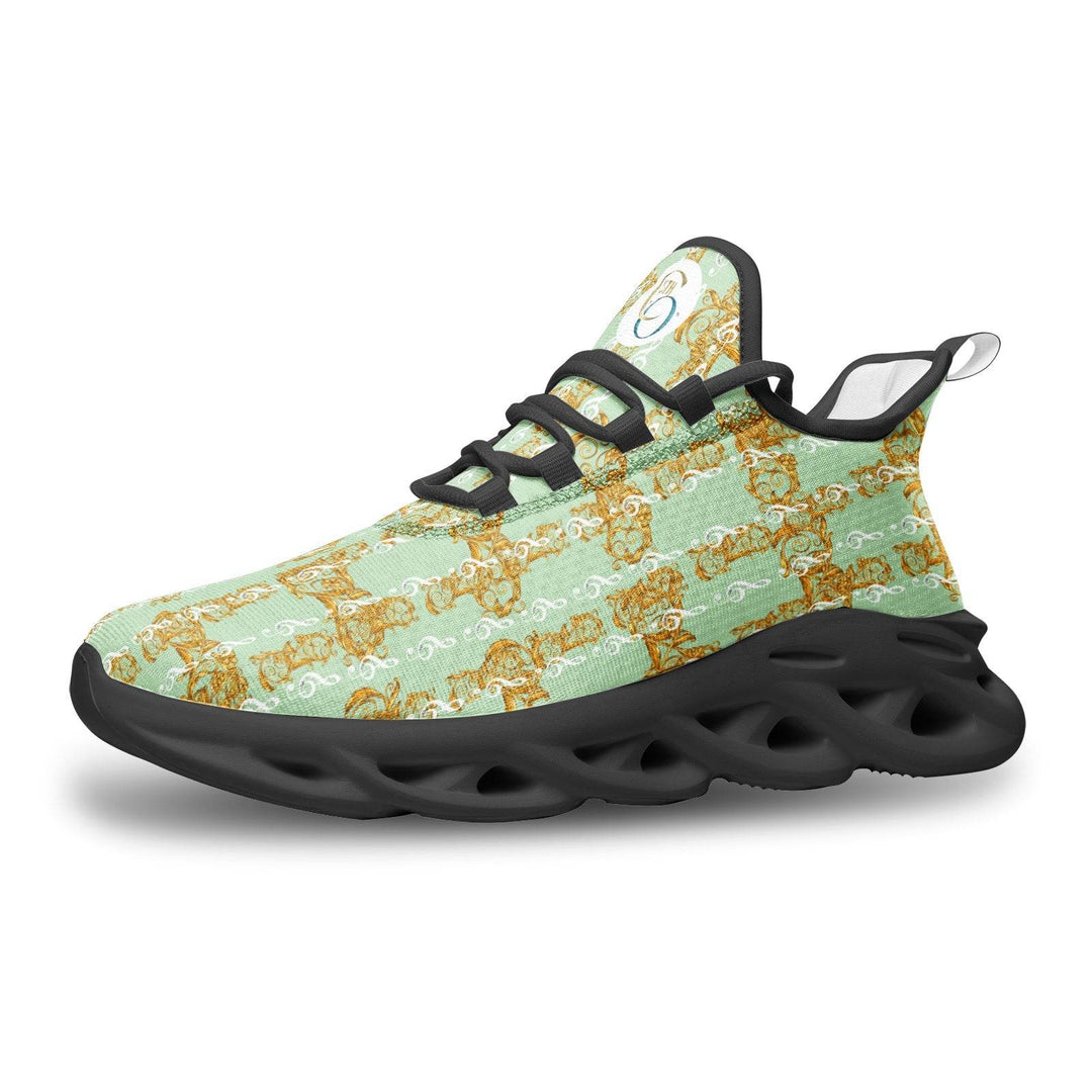 Circle of Fifths - C# minor Unisex Bounce Mesh Knit Sneakers - Faithacle