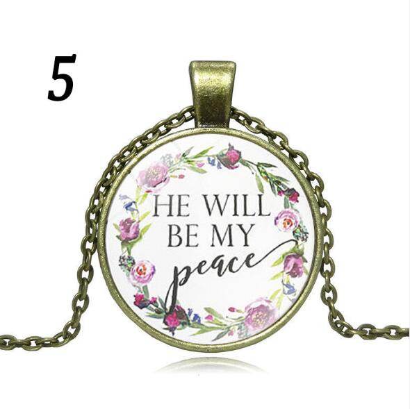 Bible verse necklace Christian faith gifts - Faithacle