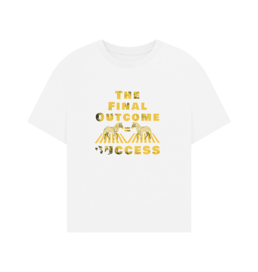 White Printed T-shirt Front