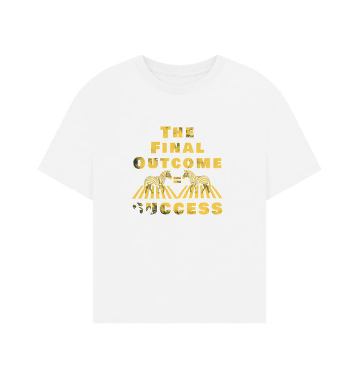 White Printed T-shirt Front