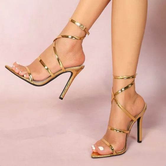 Open Toe Ankle Strap Sandals Women - Faithacle