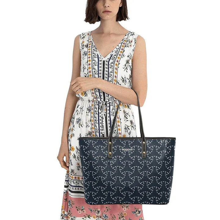 Noxious PU Leather Tote Bag - Faithacle