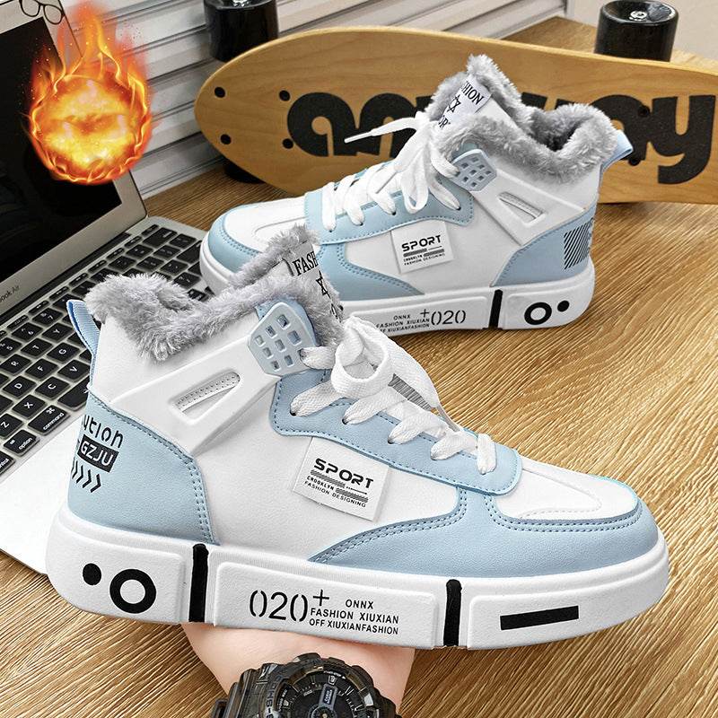 Fashion x Sport Men Shoes Waterproof Non-Slip Plush Sneakers - Faithacle