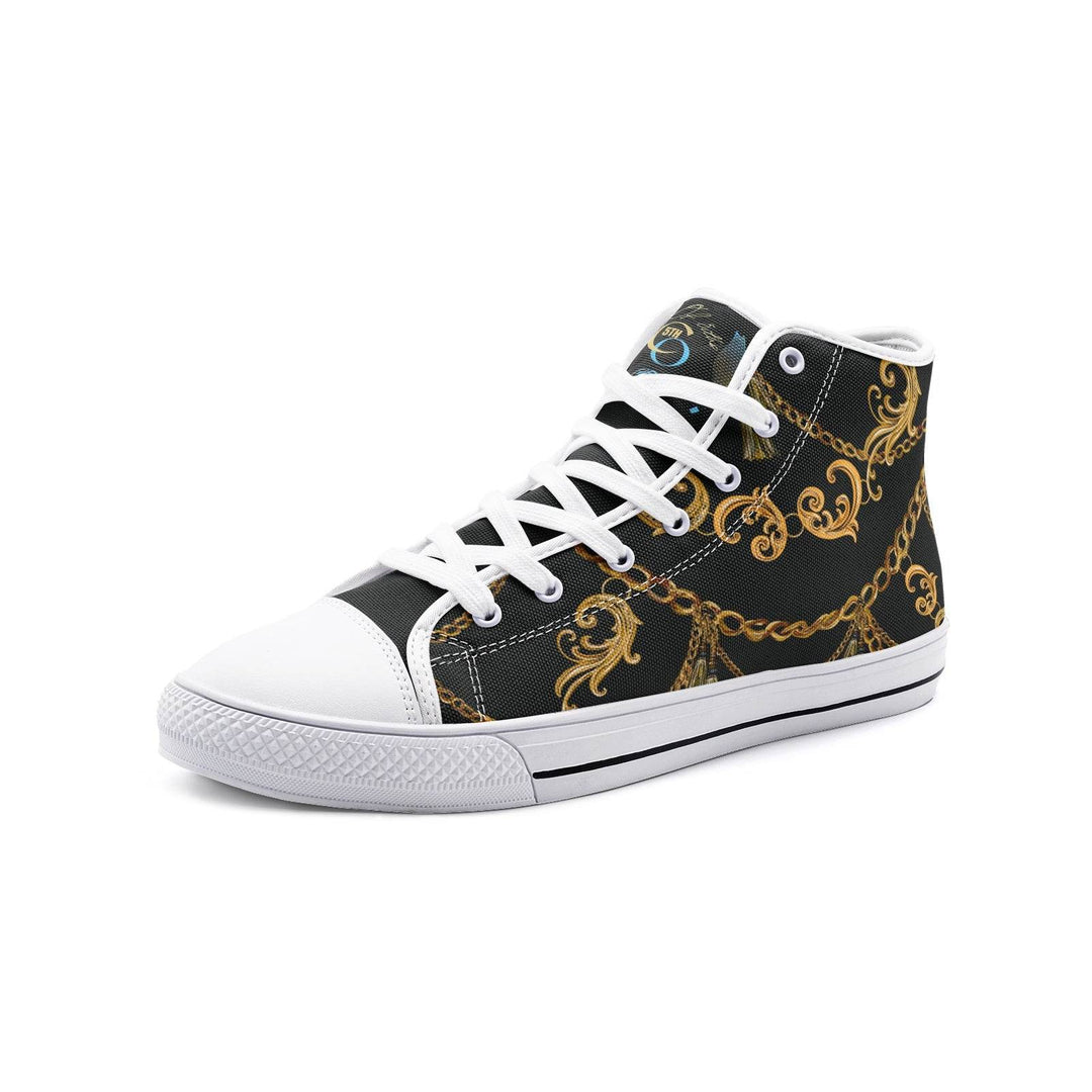 Circle of Fifths - Emajor Unisex High Top Canvas Shoes - Faithacle