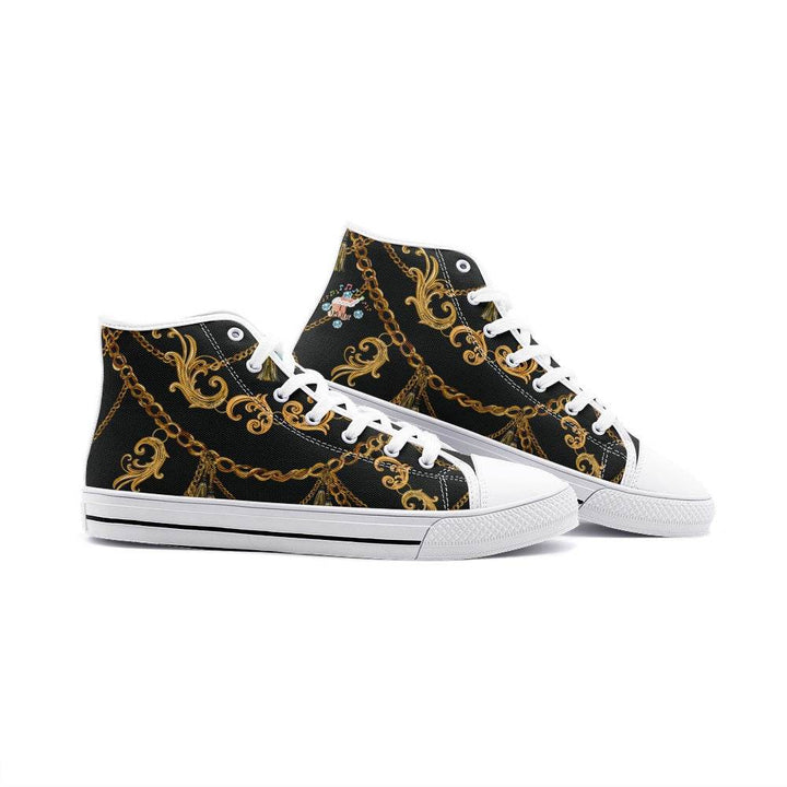 Circle of Fifths - Emajor Unisex High Top Canvas Shoes - Faithacle