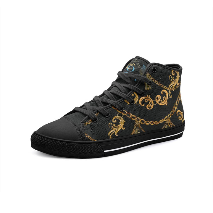 Circle of Fifths - Emajor Unisex High Top Canvas Shoes - Faithacle