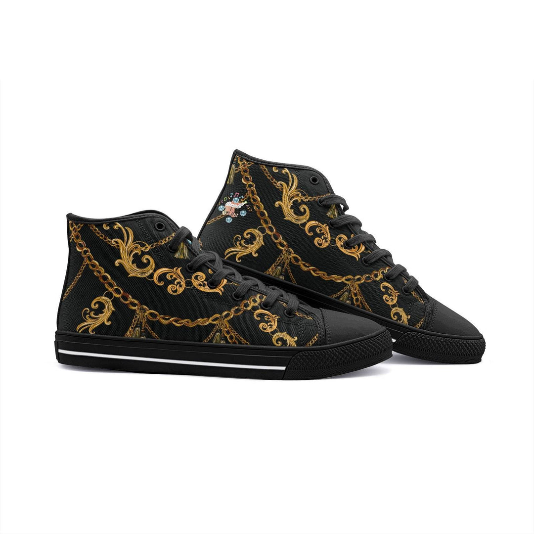 Circle of Fifths - Emajor Unisex High Top Canvas Shoes - Faithacle