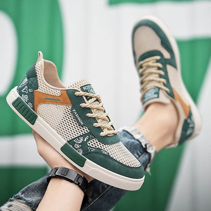 Fashion Sneakers Men Comfortable Mesh Shoes Lightweight Casual - Faithacle