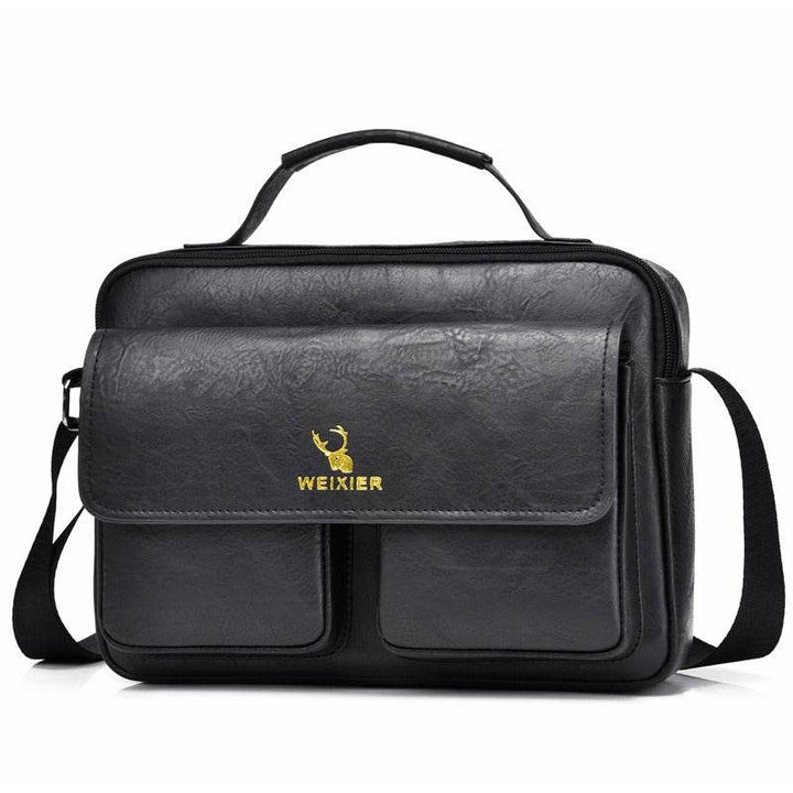 Men's Business Satchel Shoulder Messenger Bag - Faithacle