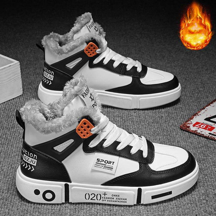 Fashion x Sport Men Shoes Waterproof Non-Slip Plush Sneakers - Faithacle