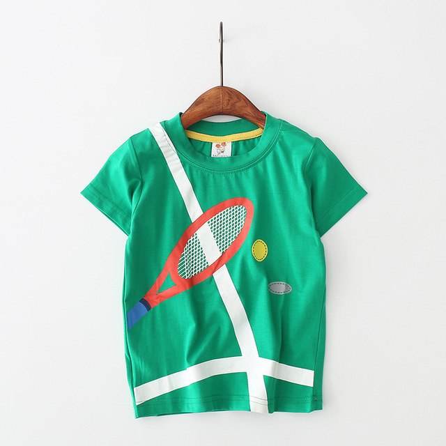 Baby Boys T Shirt Cotton Short Sleeve T Shirt Tops Tees 2-8 Year - Faithacle