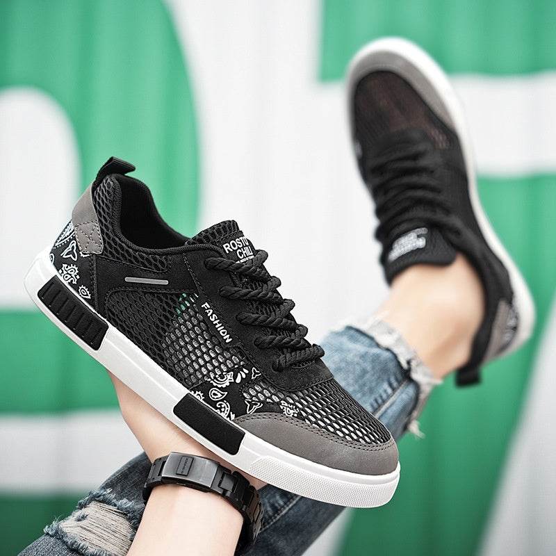 Fashion Sneakers Men Comfortable Mesh Shoes Lightweight Casual - Faithacle