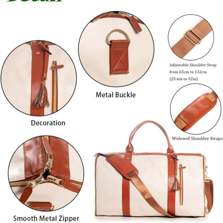 Women Folding handbag - convenient crossbody travel business luggage - Faithacle