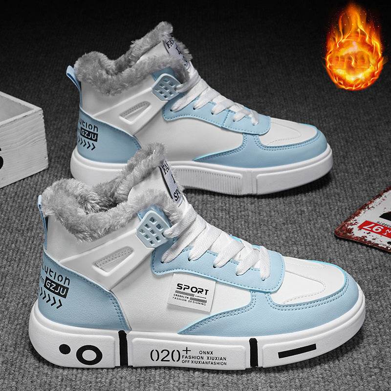 Fashion x Sport Men Shoes Waterproof Non-Slip Plush Sneakers - Faithacle