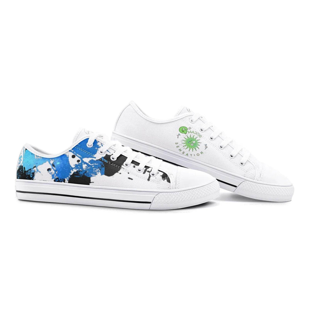 Circle of Fifths - G Major Unisex Low Top Canvas - Faithacle
