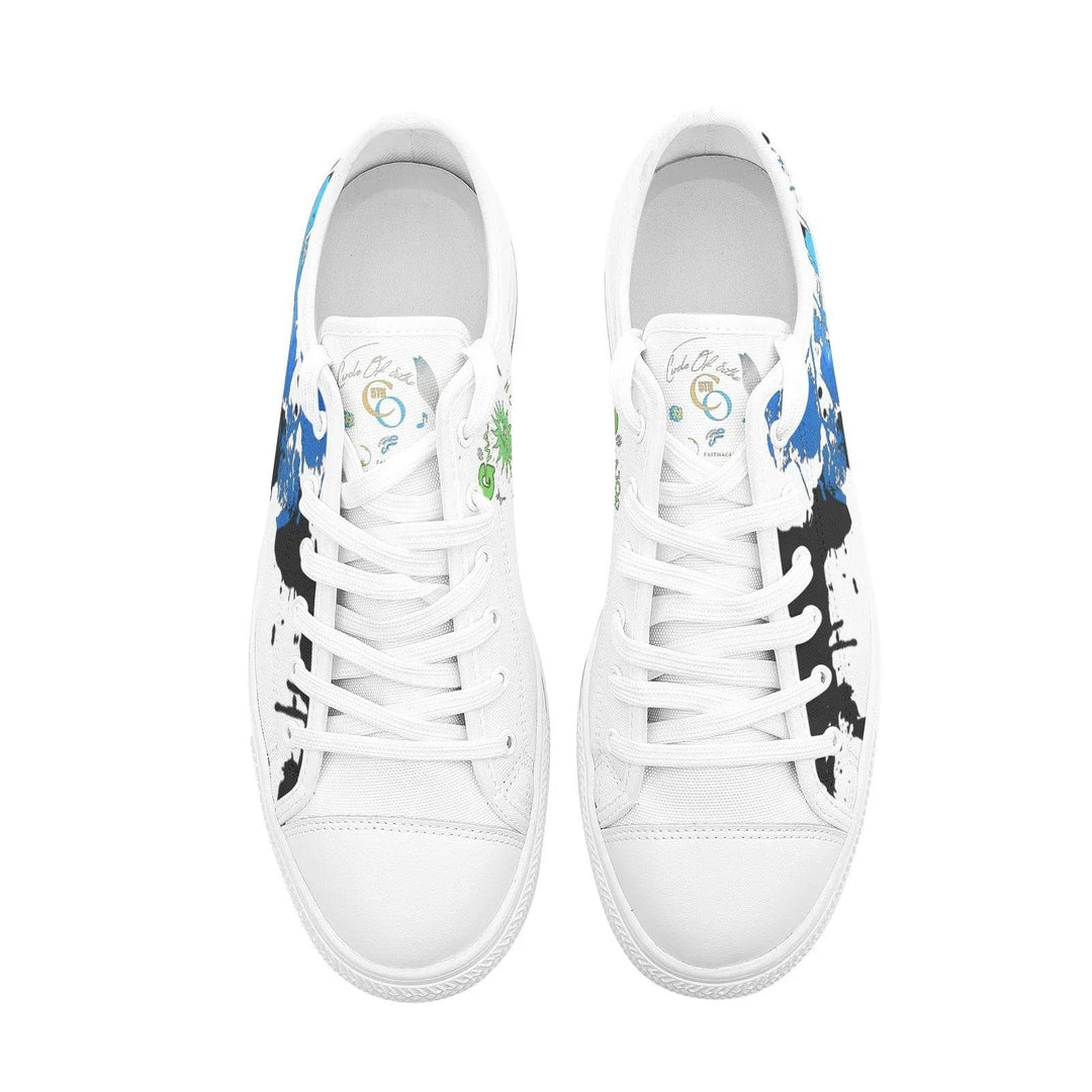 Circle of Fifths - G Major Unisex Low Top Canvas - Faithacle