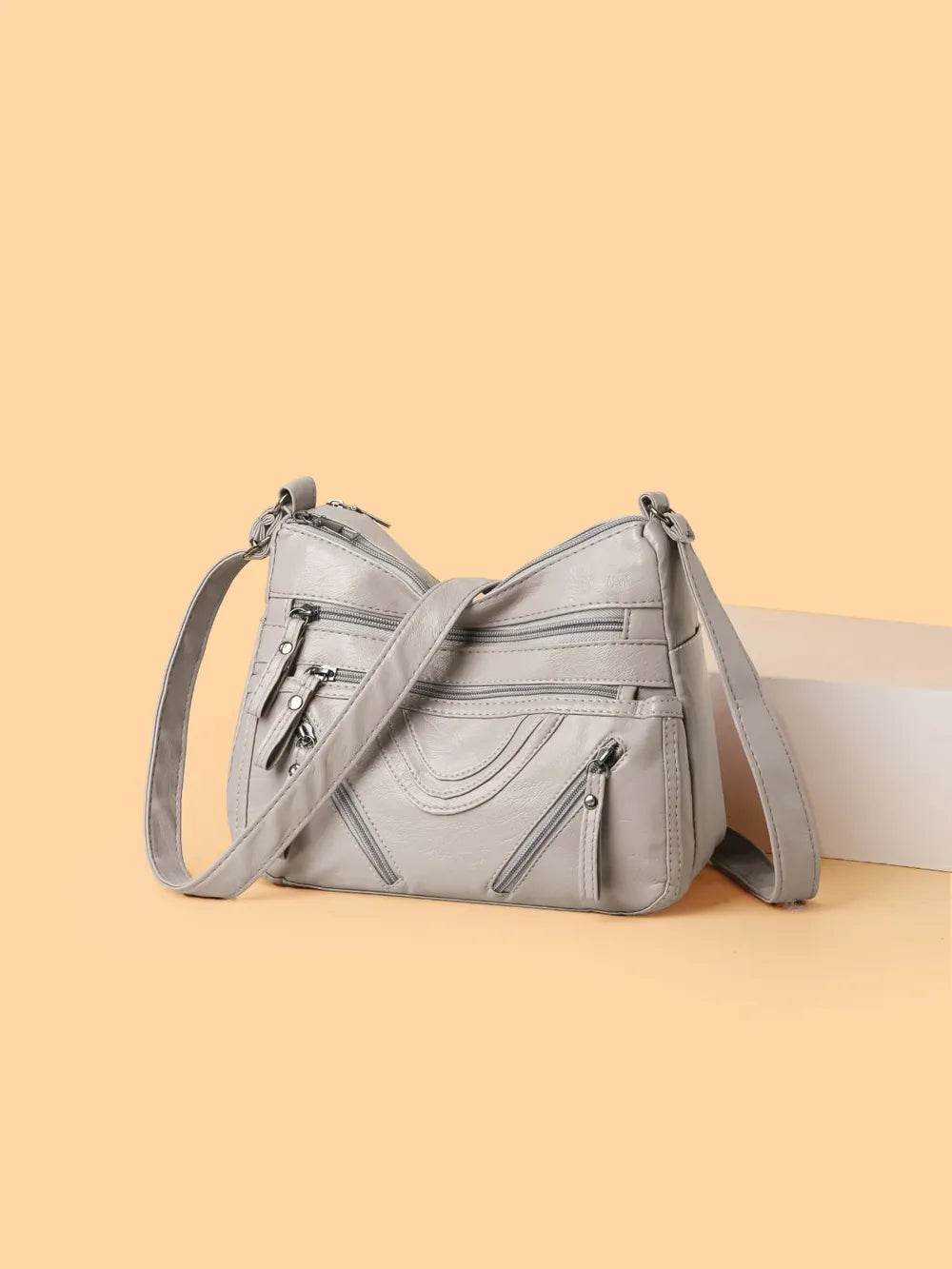 PU Multi-Compartment Crossbody Bag Women - Faithacle