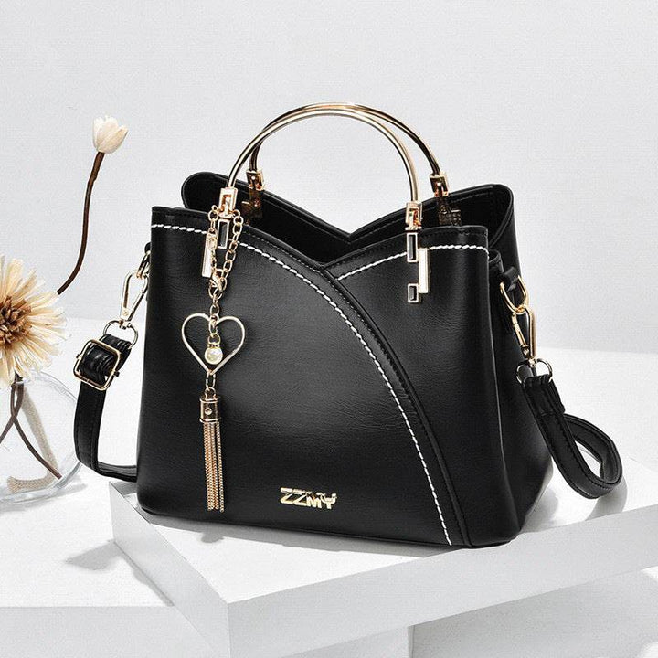 Handbag Korean Style Color Block Large Capacity Women - Faithacle
