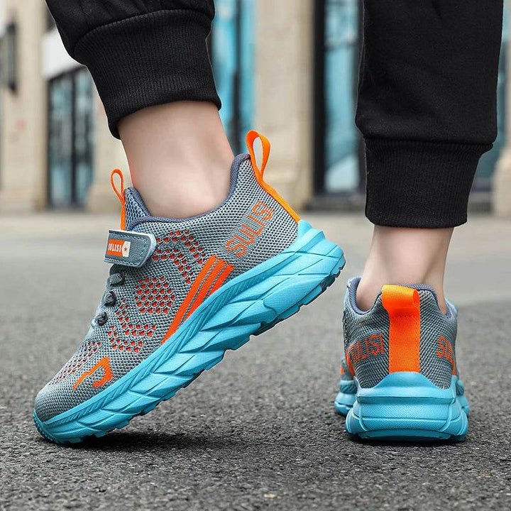 Sports shoes flying woven breathable - Women and girls - Faithacle