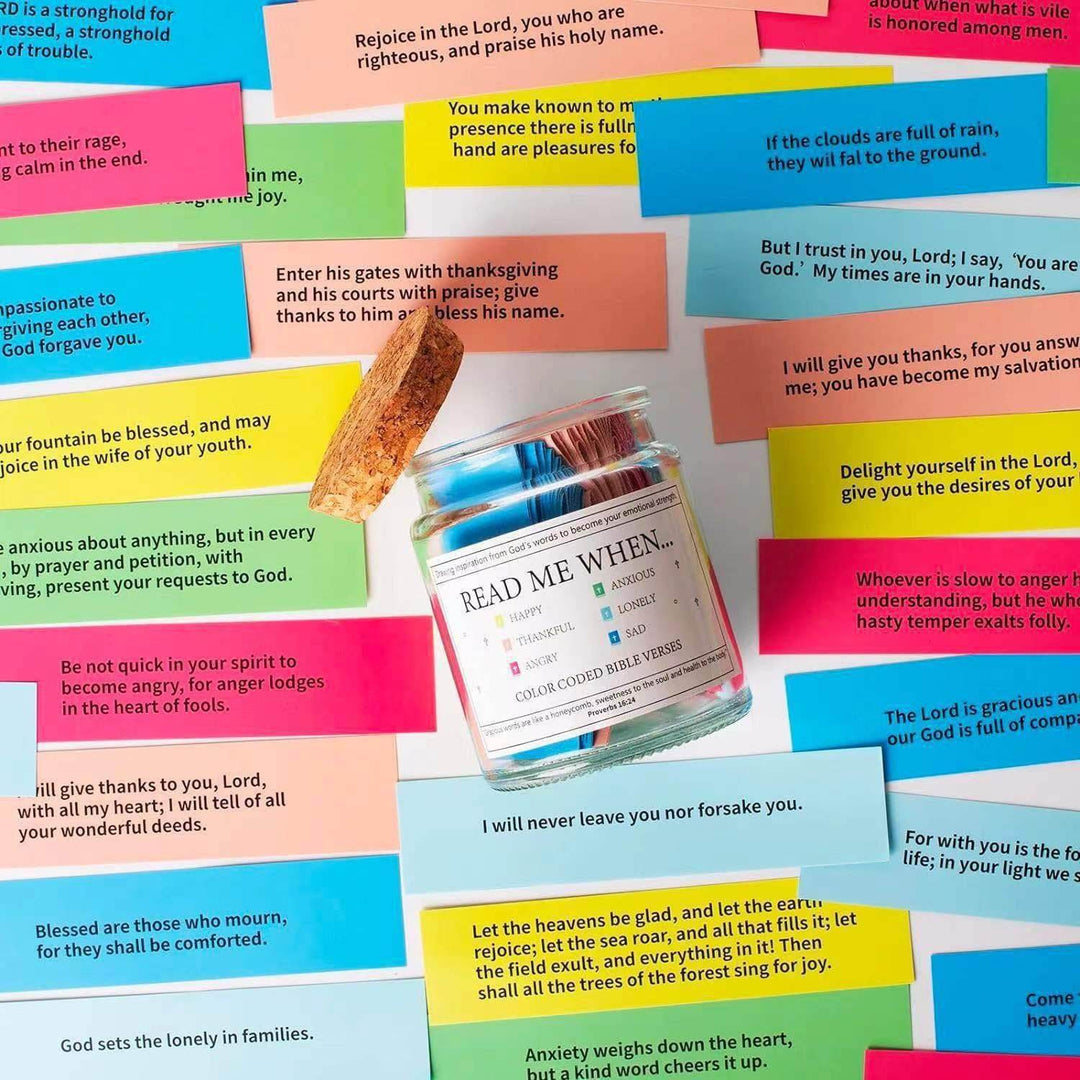 Bible Verses in a Jar, Christian Gifts, Prayer Gifts - Faithacle