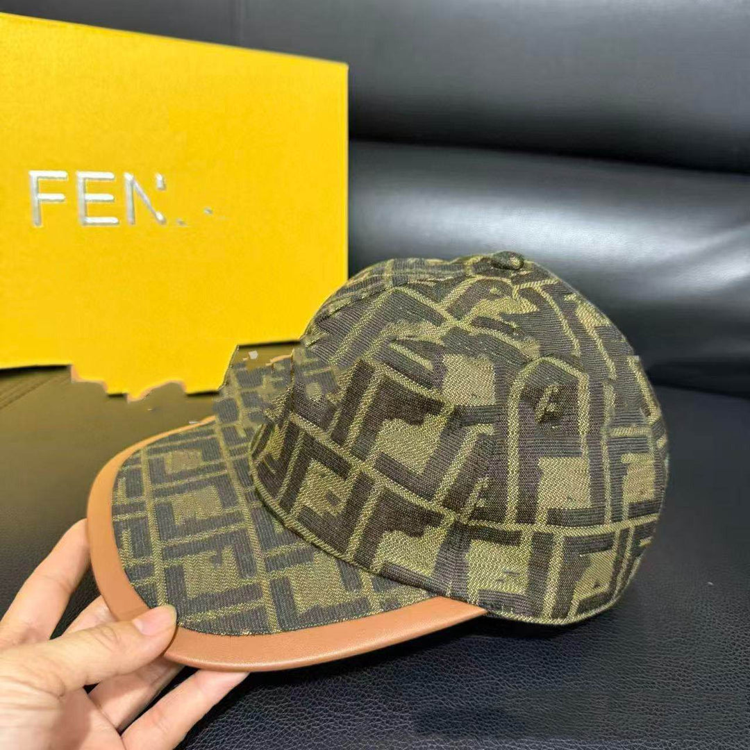 High-end Vintage Print Baseball Cap - Brim Outdoor Sun Protection Hat Unisex - Faithacle
