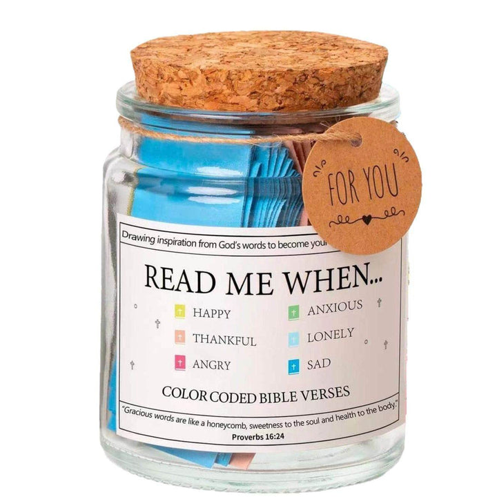 Bible Verses in a Jar, Christian Gifts, Prayer Gifts - Faithacle