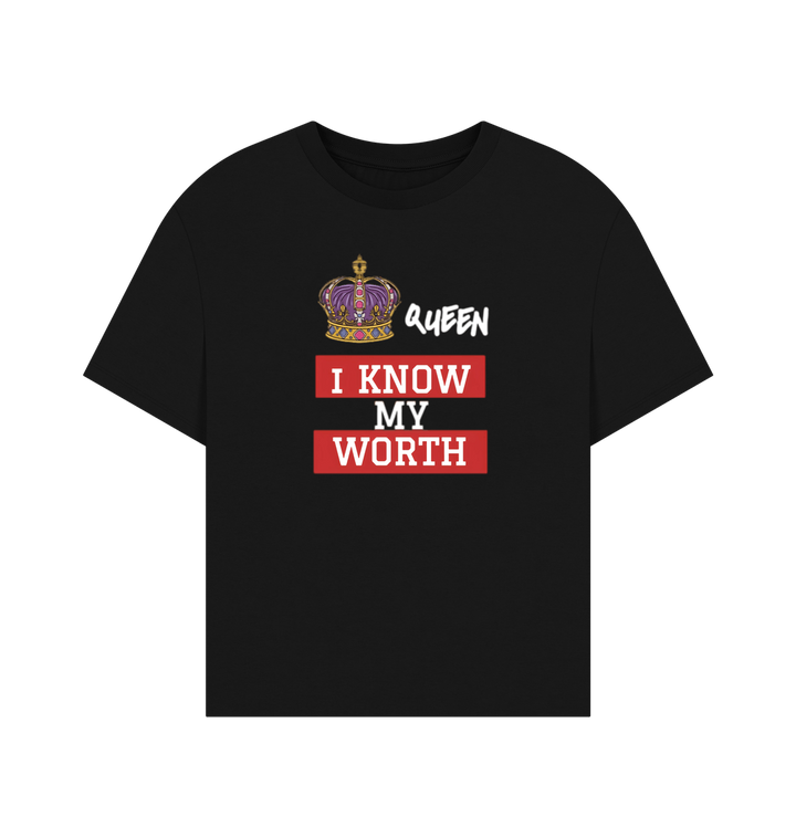 Black Printed T-shirt Front