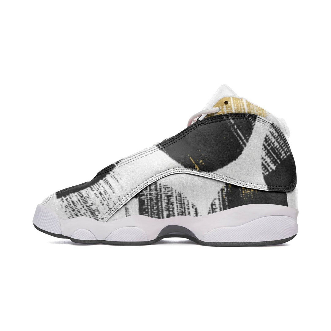 Circle of Fifths - G Sharp Unisex High Top Leather Sneakers - Faithacle