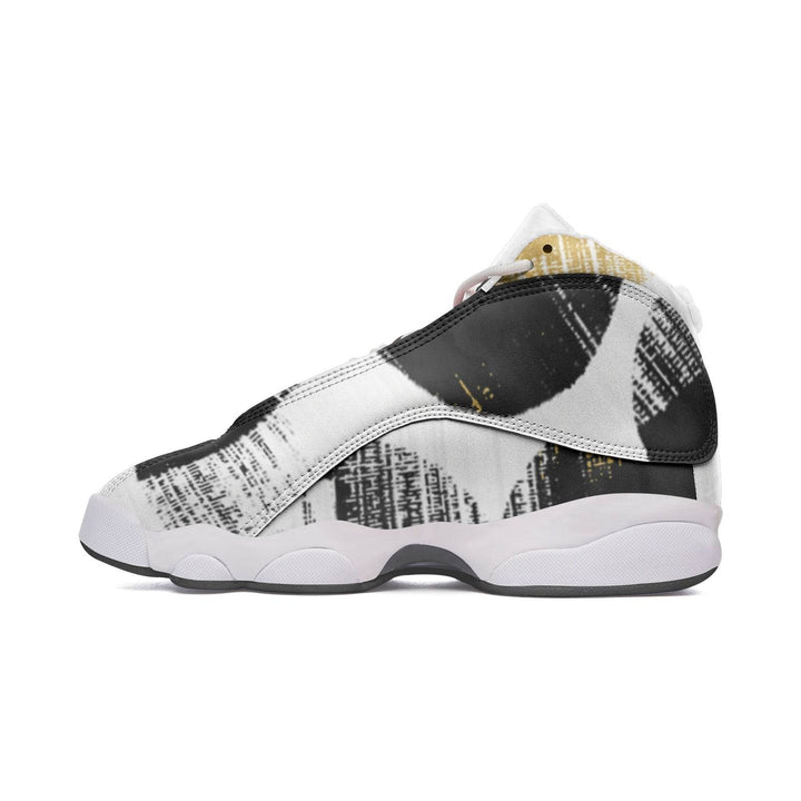 Circle of Fifths - G Sharp Unisex High Top Leather Sneakers - Faithacle