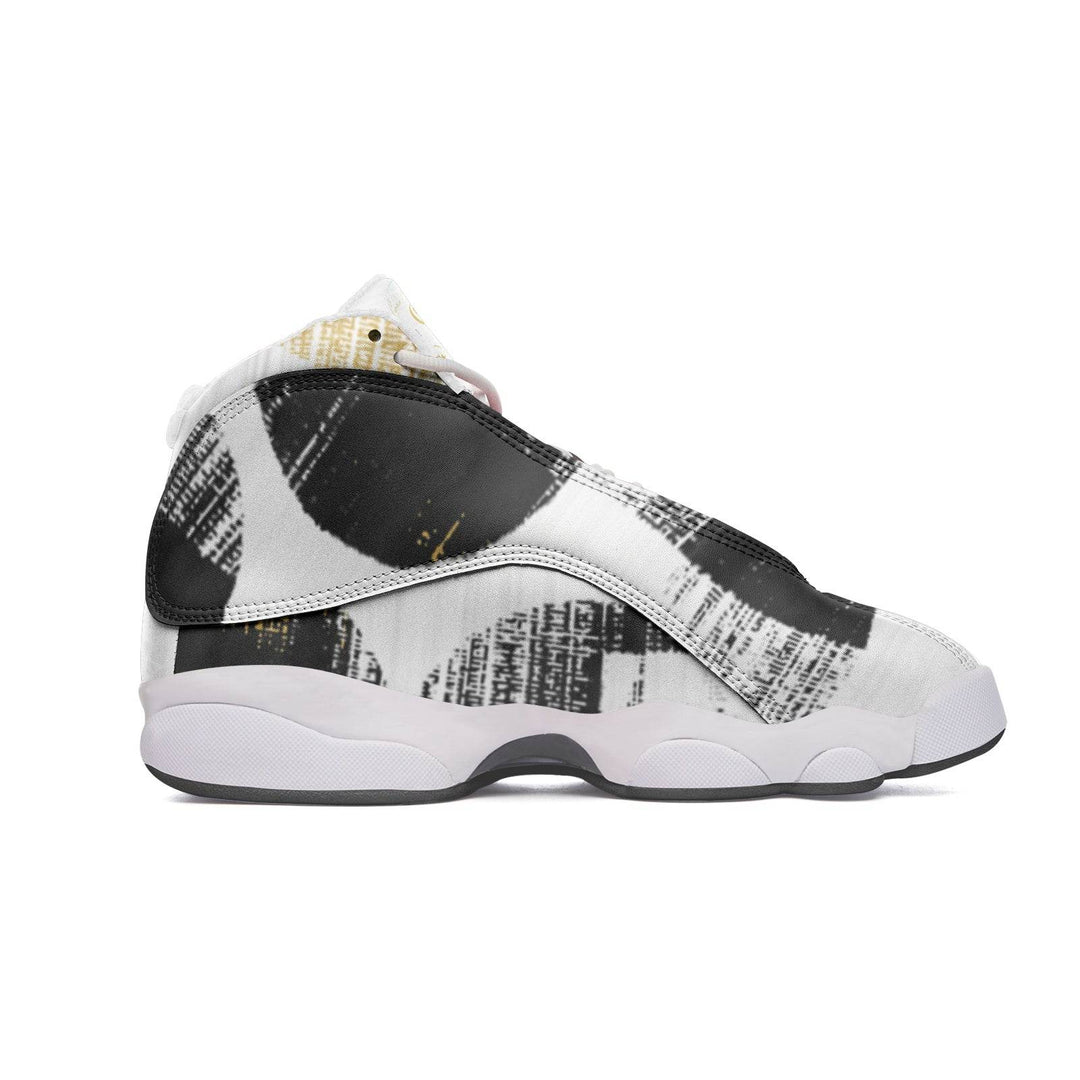 Circle of Fifths - G Sharp Unisex High Top Leather Sneakers - Faithacle