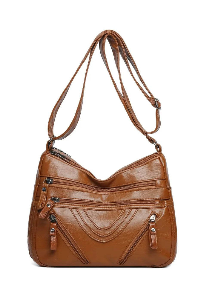 PU Multi-Compartment Crossbody Bag Women - Faithacle