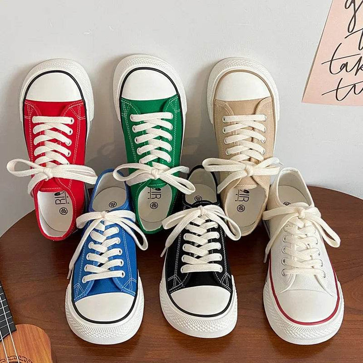 Women Canvas Shoes Fashion - Casual High Top Woman Vulcanize - Faithacle