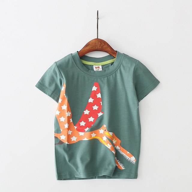 Baby Boys T Shirt Cotton Short Sleeve T Shirt Tops Tees 2-8 Year - Faithacle